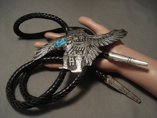 The Biggest And Important Modernistic Rich Singer Eagle Bolo Tie