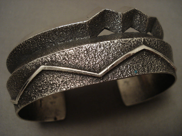 One Of The Best Navajo Aaron Anderson 'All Silver' Bracelet