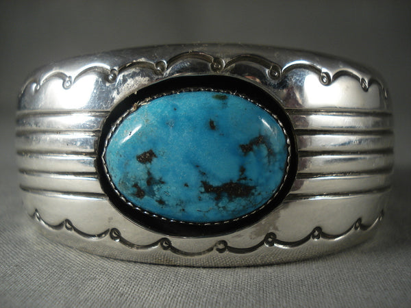 Museum Vintage Navajo Turquoise Silver Bracelet