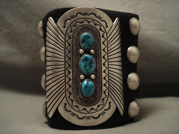 One Of The Finest 'Channel Stamped' Authentic Vintage Navajo Ketoh Bracelet