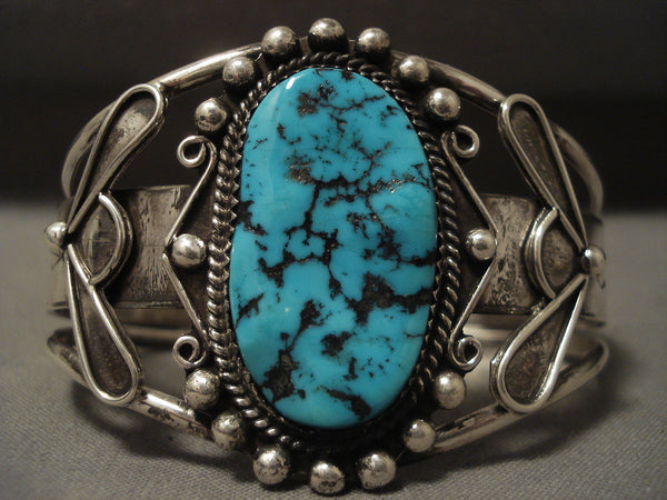 Museum Vintage Navajo Turquoise Silver Bracelet