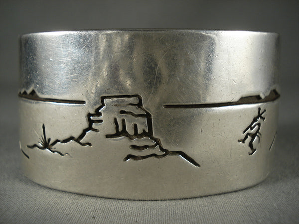 Museum Vintage Navajo Advanced Silver Work Bracelet