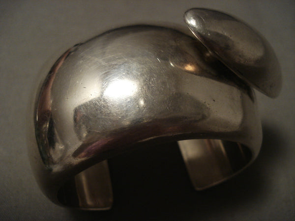 The Most Unique Vintage Orville Tsinnie Silver Bracelet