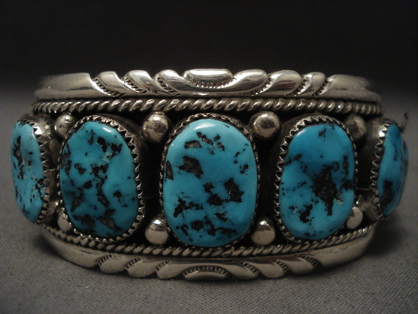 Important Vintage Zuni Robert Bernice Leekya Silver Bracelet
