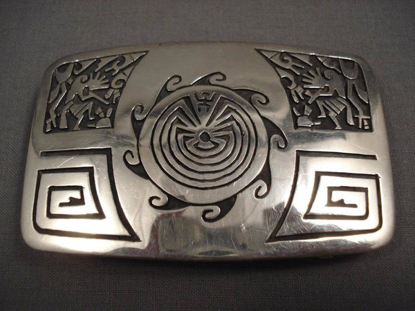 Museum Vintage Hopi Geometric Silver Bracelet
