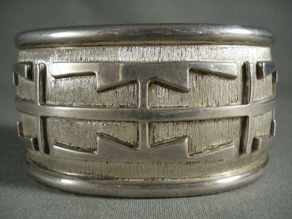 Museum Vintage Santo Domingo Advanced Silver Geomtrical Bracelet