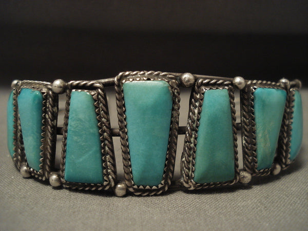 Museum Vintage Navajo Turquoise Silver Bracelet