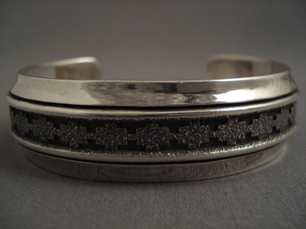 Museum Modernsitc Advanced Silver Navajo Bracelet