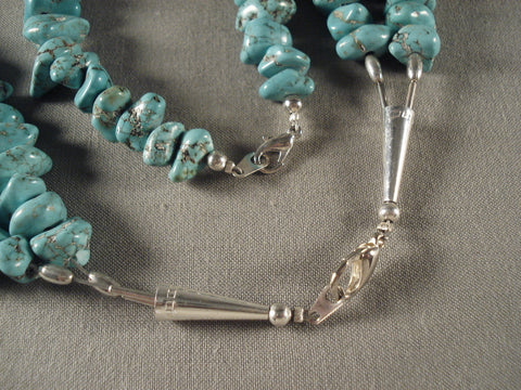 Fabulous Vintage Navajo Turquoise Necklace Bracelet Set