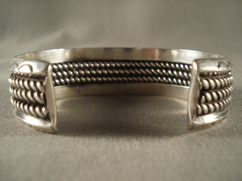 Museum Vintage Hopi Turquoise Silver Bracelet Old