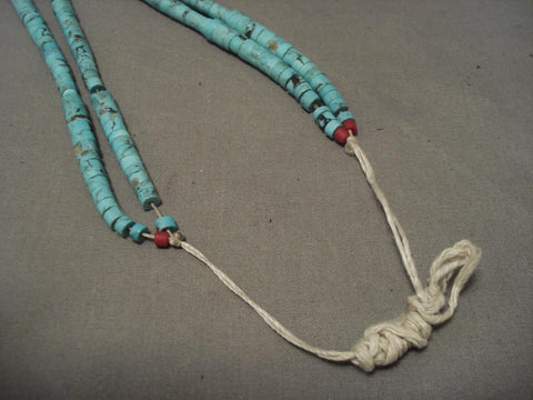 Amazing Vintage Santo Domingo Spider Turquoise Necklace