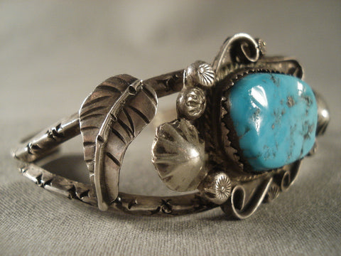 Museum Vintage Hopi Turqyuoise Silver Bracelet Old