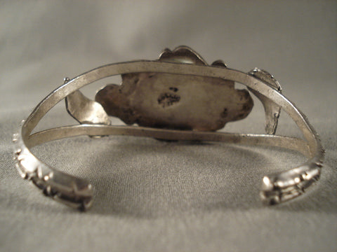 Museum Vintage Hopi Turqyuoise Silver Bracelet Old