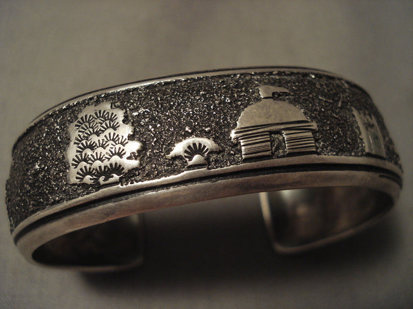 Rare 'Old Hallmark' Vintage Navajo Thomas Singer Bracelet