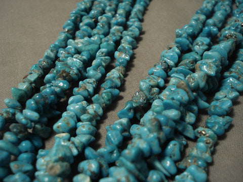 Opulent Vintage Santo Domingo/ Navajo Turquoise Necklace