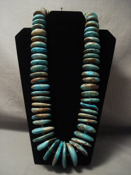 848 Gram Biggest And Best Vintage Navajo Royston Turquoise Necklace