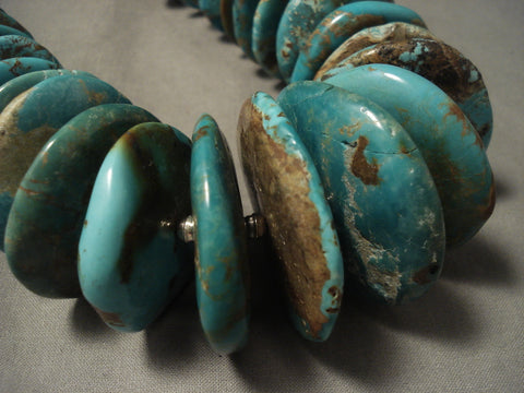 848 Gram Biggest And Best Vintage Navajo Royston Turquoise Necklace