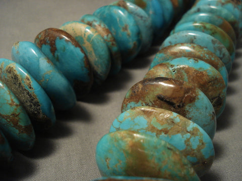 848 Gram Biggest And Best Vintage Navajo Royston Turquoise Necklace