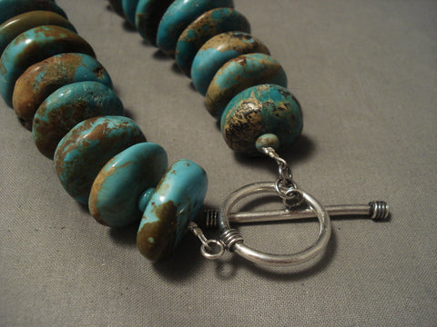 848 Gram Biggest And Best Vintage Navajo Royston Turquoise Necklace