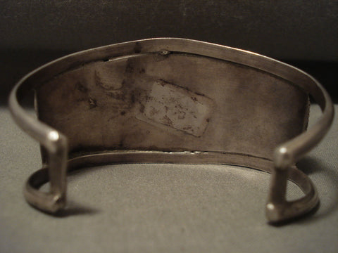 Museum Vintage Navajo Natural Royston Turquoise Silver Bracleet