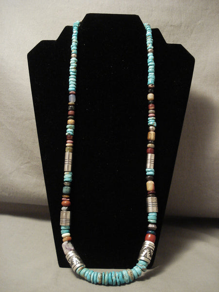 Higher Quality And More Rare Vintage Thomas Singer #8 Turquoise Necklace