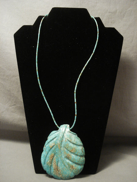 Opulent Vintage Navajo 'Best Carico Lake Turquoise' Necklace