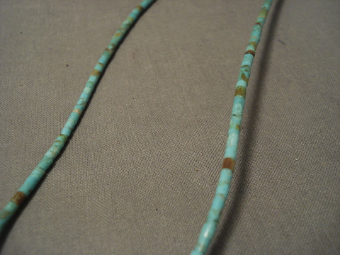 Opulent Vintage Navajo 'Best Carico Lake Turquoise' Necklace