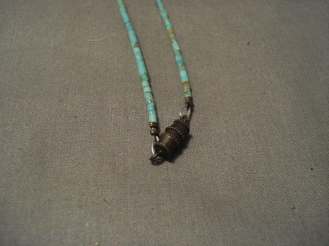 Opulent Vintage Navajo 'Best Carico Lake Turquoise' Necklace