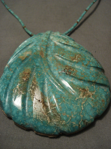 Opulent Vintage Navajo 'Best Carico Lake Turquoise' Necklace