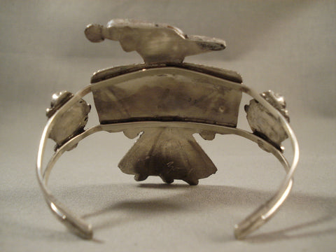 Big Big Big Vintage Zuni Bird Silver Bracelet