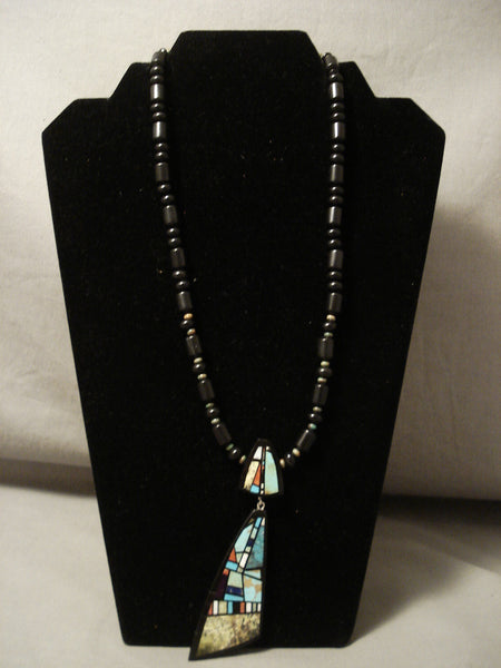 One Of The Most Talented Santo Domingo Artist Turquoise Necklace