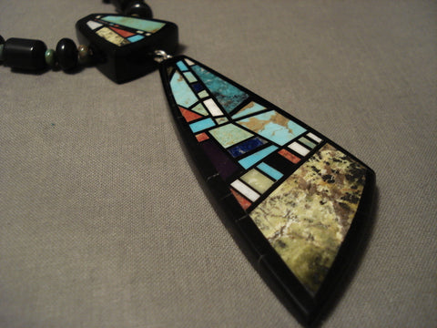 One Of The Most Talented Santo Domingo Artist Turquoise Necklace