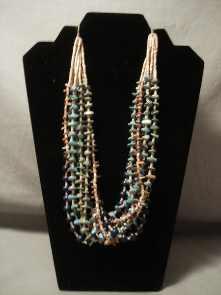 Museum Navajo 'Cultural Unification' Turquoise Necklace