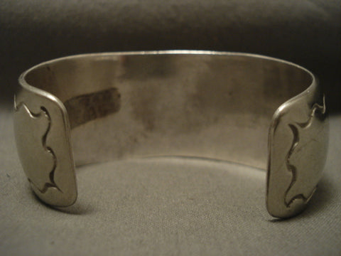 Old Navajo Arrowhead Spider Turquoise Vintage Navajo Bracelet