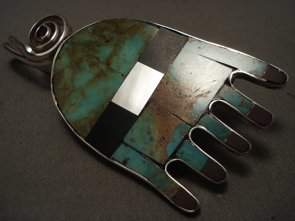 Important Santo Domingo 'Dan Coriz Mother' Royston Turquoise Pendant