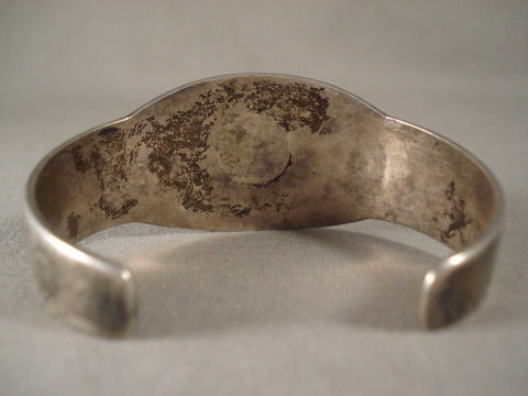 Very Old Early Vintage Hopi Silver Bracelet