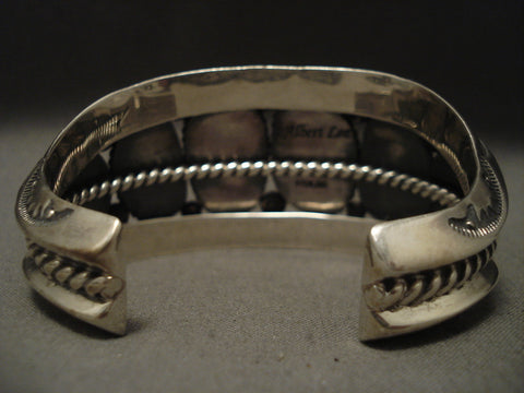 Important Navajo Albert Lee 115 Gram Carico Lake Turquoise Bracelet