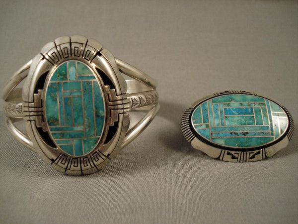 Museum Vintage Navajo Gil Nelson Bracelet And Buckle