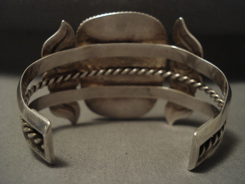 Museum Vintage 'Huge Turquoise' Silver Bracelet