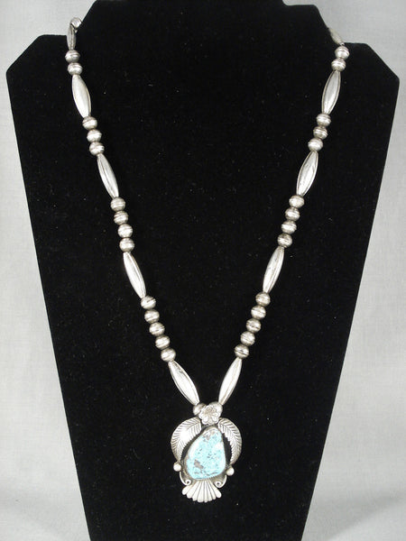 Museum Vintage Zuni Turquoise Silver Necklace