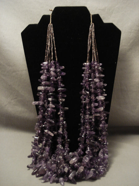 The Best Navajo Amethyst Heishi Necklace