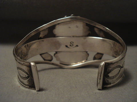 Museum Vintage Navajo Turquoise Silver Bracelet