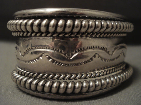 89 Gram Vintage Navajo 'All Silver' Bracelet