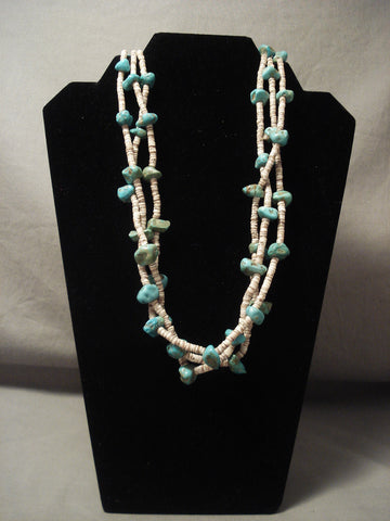 Earlier Vintage Navajo 'Very Old Turquoise' Necklace