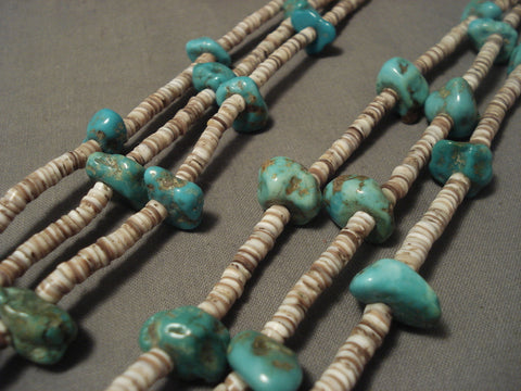 Earlier Vintage Navajo 'Very Old Turquoise' Necklace