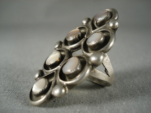 The Best Vintage Zuni Pearl Ring Old