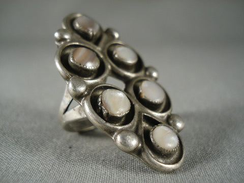 The Best Vintage Zuni Pearl Ring Old