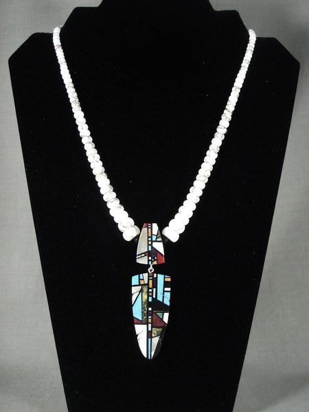 One Of Most Talented Santo Domingo Inlay Nartist Necklace