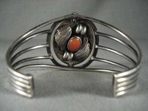 Museum Vintage Navajo 'Silver Shield' Turquoise Bracelet Old