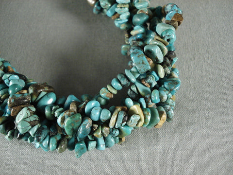 Fabulpus Vintage Santo Domingo Natural Turquoise Necklace